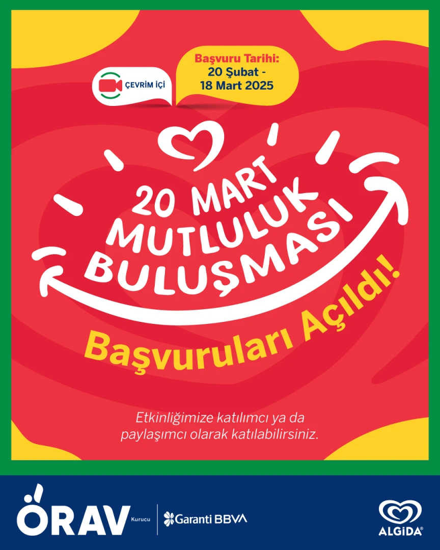 20 Mart Mutluluk Buluşması Başvuruları Açıldı! 